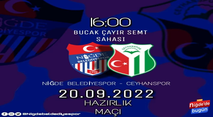 Niğde Belediyespor Ceyhanspor İle Karşılaşıyor