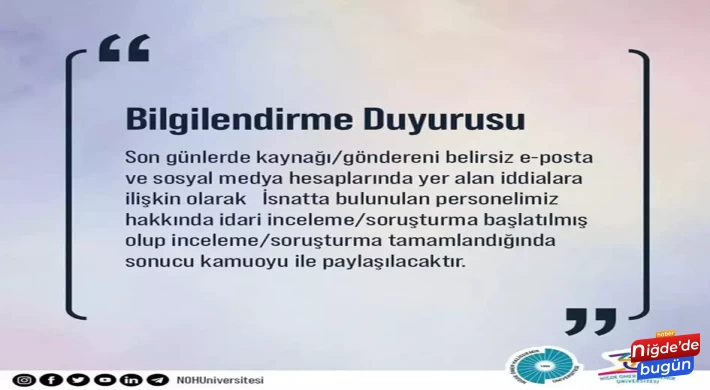 Üniversiteyi karıştıran iddia !