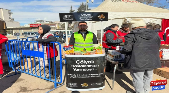 Çölyak Hastası depremzedelerimiz için Adıyaman Valiliği karşısındayız…