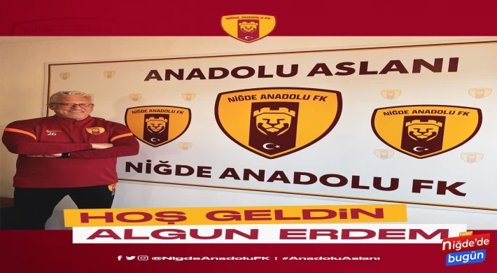 Niğde Anadolu FK’nın Teknik Direktörlük görevine Algun Erdem getirildi. 