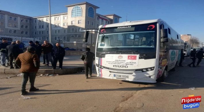 Niğde Özel Halk Otobüsleri Depremzedelerin Yanında