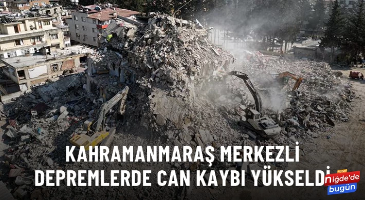 Kahramanmaraş merkezli depremlerde can kaybı 45 bin 89'a yükseldi