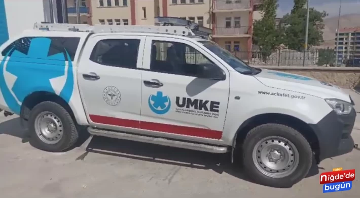 Niğde UMKE’ye Tam Donanımlı Araç