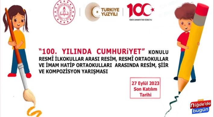 "100. Yılında Cumhuriyet" Konulu Resim, Şiir Ve Kompozisyon Yarışması