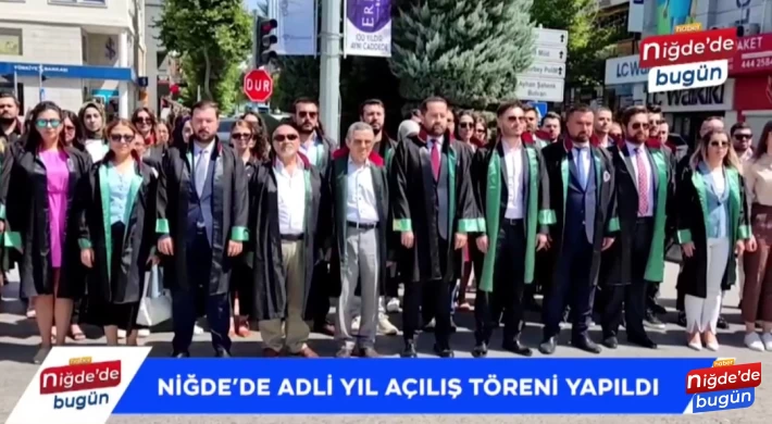 Niğde’de 2023-2024 adli yılı, düzenlenen tören ile açıldı.