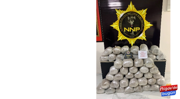 Niğde’de 58 Kilo 450 Gram Esrar Yakalandı