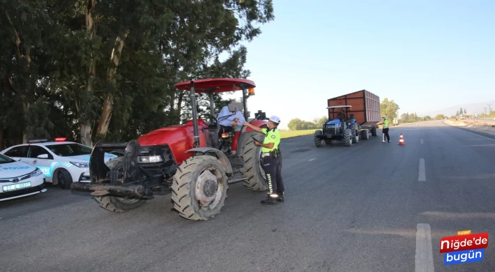 Traktör ve Tarım İşçileri Taşımacılığı Denetimi Gerçekleştirildi