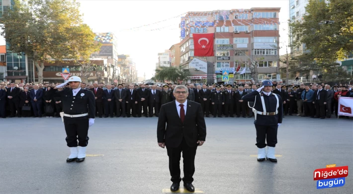 Niğde’de 10 Kasım Atatürk’ü Anma Töreni Düzenlendi