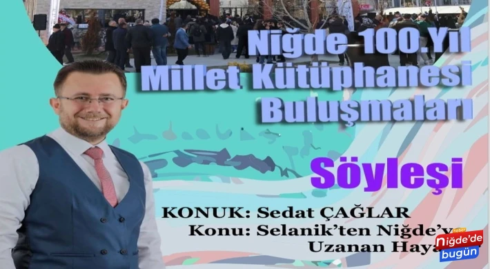 Sedat Çağlar söyleşisi Millet Kütüphanesinde