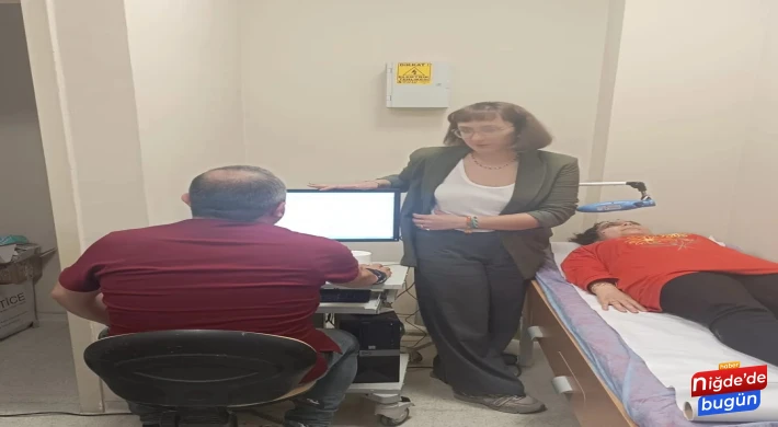 Bor Hastanesinde Elektroensefalogram (EEG) Çekimine Başlandı