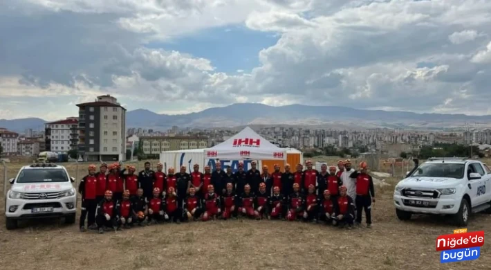 İHH Niğde, AFAD’la akredite olan ilk ekip oldu