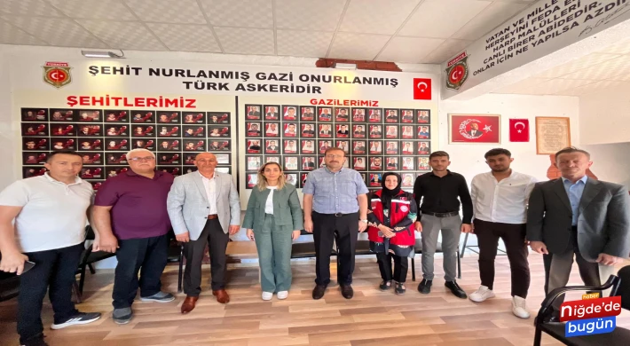 Sosyal Hizmetler Müdüründen Gaziler Derneğine Ziyaret