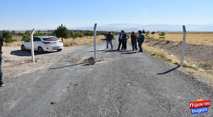 Kapanan Güllüce Köy Yolu Mahkeme Kararıyla açıldı