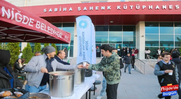 Vize Haftasında Sıcak Çorba Keyfi Niğde Belediyesi’nden