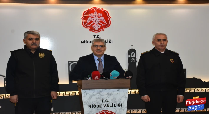 Niğde’de 2024 yılında suç oranlarında azalma yaşandı