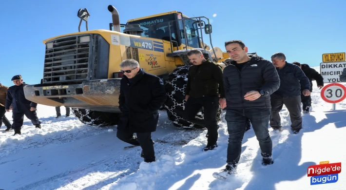 Niğde Valisi Cahit Çelik’ten Köylere ziyaret