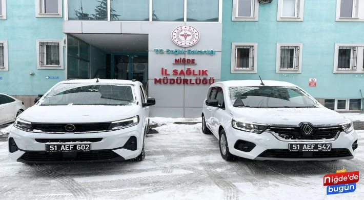 Niğde’de Evde Sağlık Hizmetlerine İki Yeni Araç Tahsis Edildi