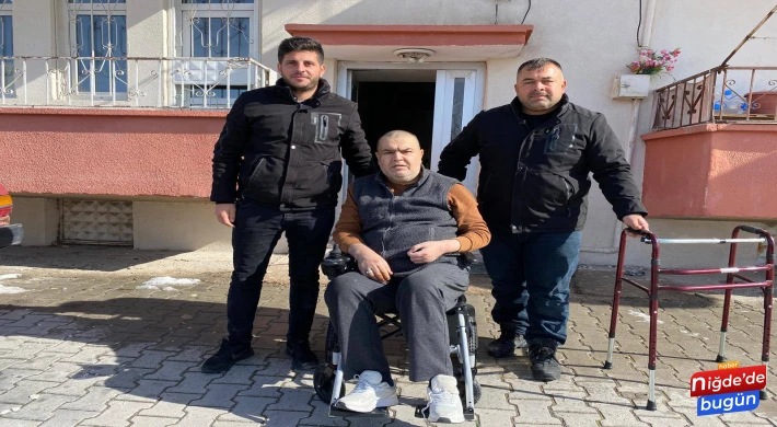 Polis Memuru Mustafa Şahin’den Niğde’ye Akülü Araba Bağışı