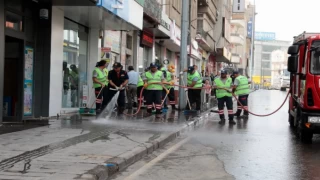 Nevşehir Belediyesi’nden toz temizliği