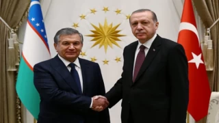 Cumhurbaşkanı Erdoğan Özbek mevkidaşıyla görüştü