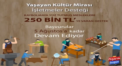 KOSGEB'den kaybolmaya yüz tutmuş mesleklere destek