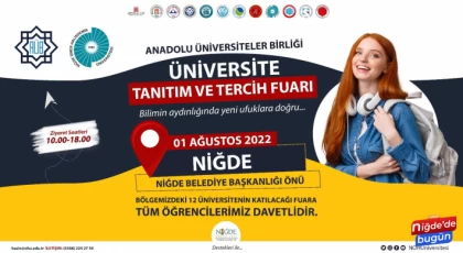 Niğde Belediyesi Önünde 12 Üniversitenin Katılacağı Fuar Başlıyor