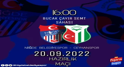 Niğde Belediyespor Ceyhanspor İle Karşılaşıyor