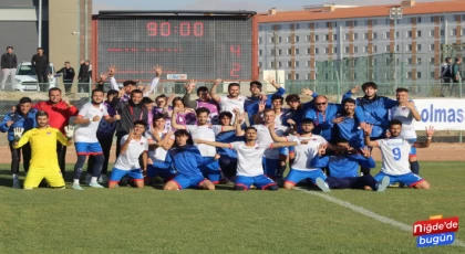 Niğde Belediyespor'dan Muhteşem Galibiyet