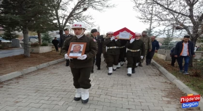 Kıbrıs gazisi son yolculuğuna uğurlandı