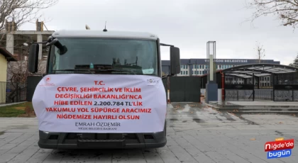 Niğde Belediyesine 5 Milyon Liralık Hibe