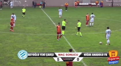 Niğde Anadolu FK 5 yedi!