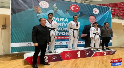 Sporcumuz Recep Özdemir Türkiye ŞAMPİYONU