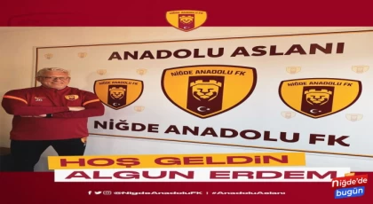 Niğde Anadolu FK’nın Teknik Direktörlük görevine Algun Erdem getirildi. 