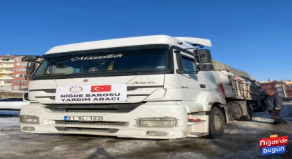 Niğde Barosundan Deprem Bölgesine 2. Yardım Tırı