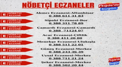 Nöbetçi Eczaneler