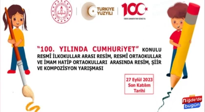 "100. Yılında Cumhuriyet" Konulu Resim, Şiir Ve Kompozisyon Yarışması