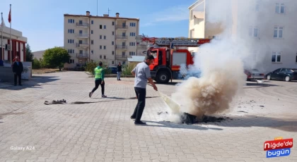 Çamardı’da HAP Tatbikatı Yapıldı