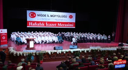 NİĞDE’DE 151 ÖĞRENCİYE HAFIZLIK İCAZETİ VERİLDİ