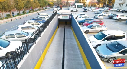 Niğde Belediyesi Kapalı Otoparkı hizmete girdi