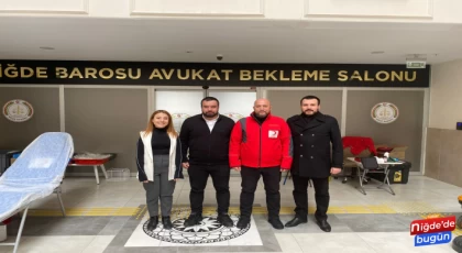 Adliye çalışanlarından kan bağışı kampanyasına destek