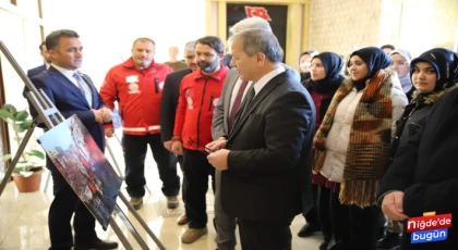 Niğde MEM AKUB Ekiplerinden Deprem Fotoğraf Sergisi