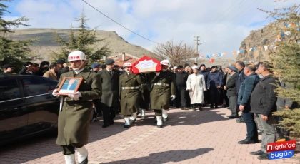 Niğdeli Gazi Son Yolculuğuna Uğurlandı