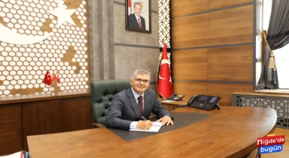 Vali Çelik’in Atatürk’ün Niğde’ye Teşriflerinin 90. Yıldönümü Mesajı