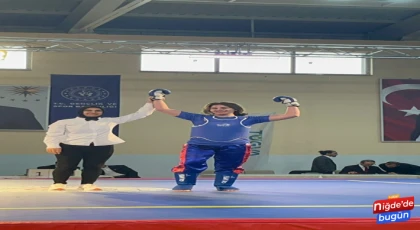 Wushu Kungfu Şampiyonu Niğde’den Çıktı