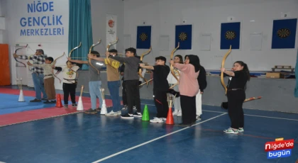 Niğde’de geleneksel okçuluk kursuna ilgi büyük