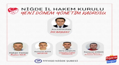 İl Hakem Kurulu Başkanı Tekrar Atandı.