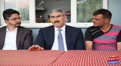 Vekil Uzkurt: “Mazot ve gübre desteği devam ediyor”