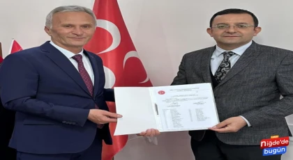 MHP Niğde İlçe Başkanı Aldonat Atlı Oldu