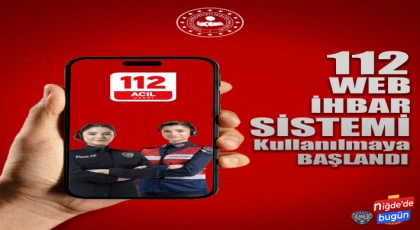 112 Web İhbar Sistemi ile Yeni Dönem Başlıyor