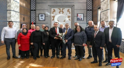 Engelli dernekleri temsilcilerinden Vali Çelik’e ziyaret